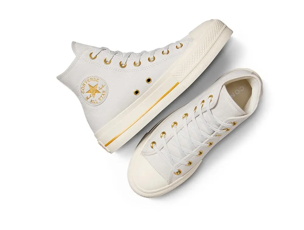 Zapatilla Converse Chuck Taylor Lift Mujer Gris - Image 2