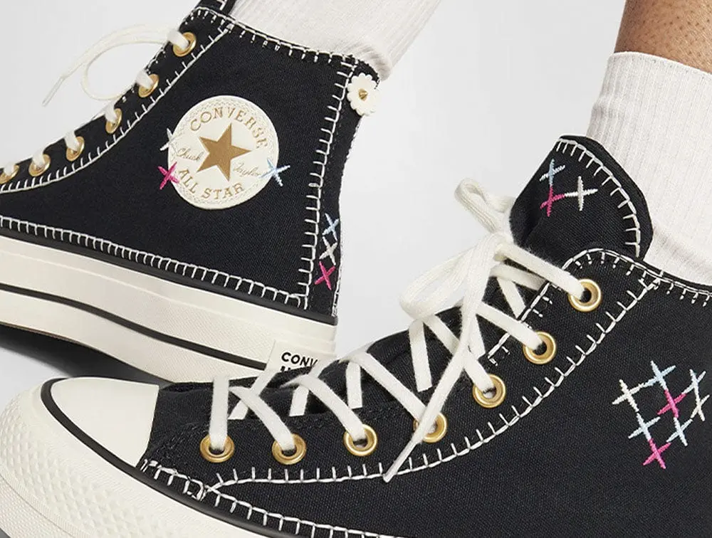 Zapatilla Converse Chuck Taylor Lift Mujer Negro - Image 11