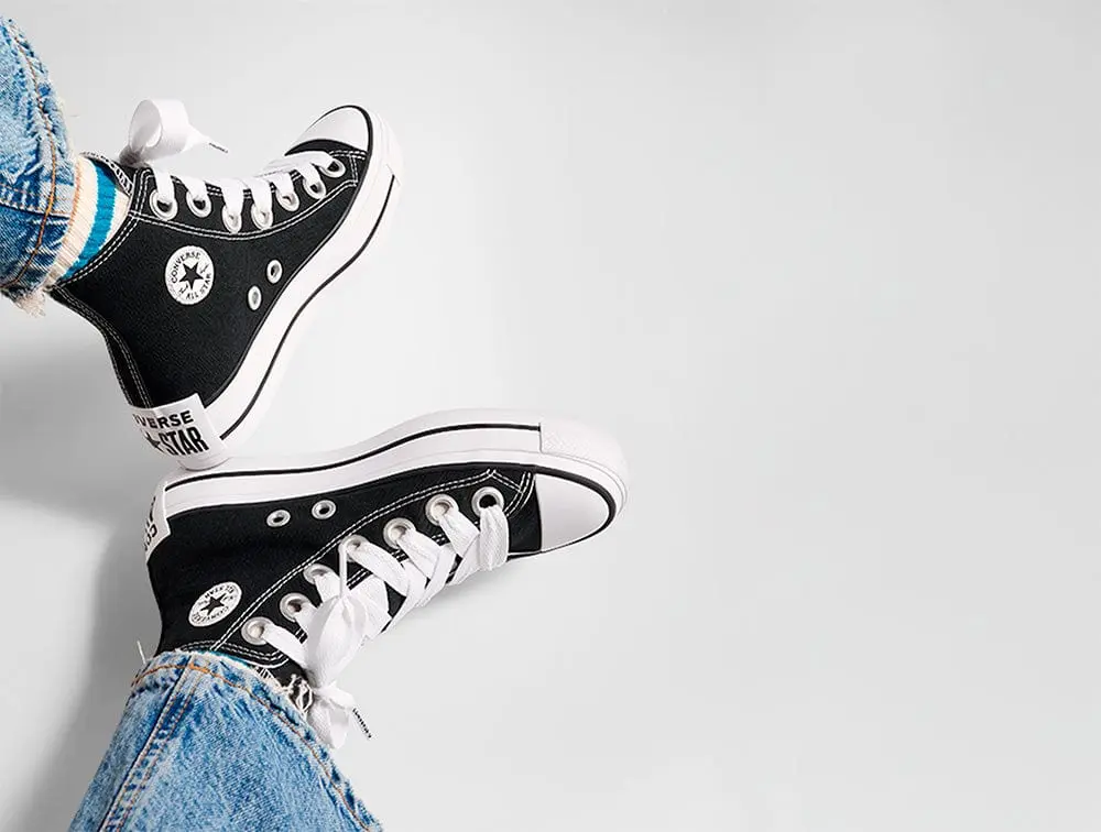 Zapatilla Converse Chuck Taylor Lift Sketch Mujer Negro - Image 9