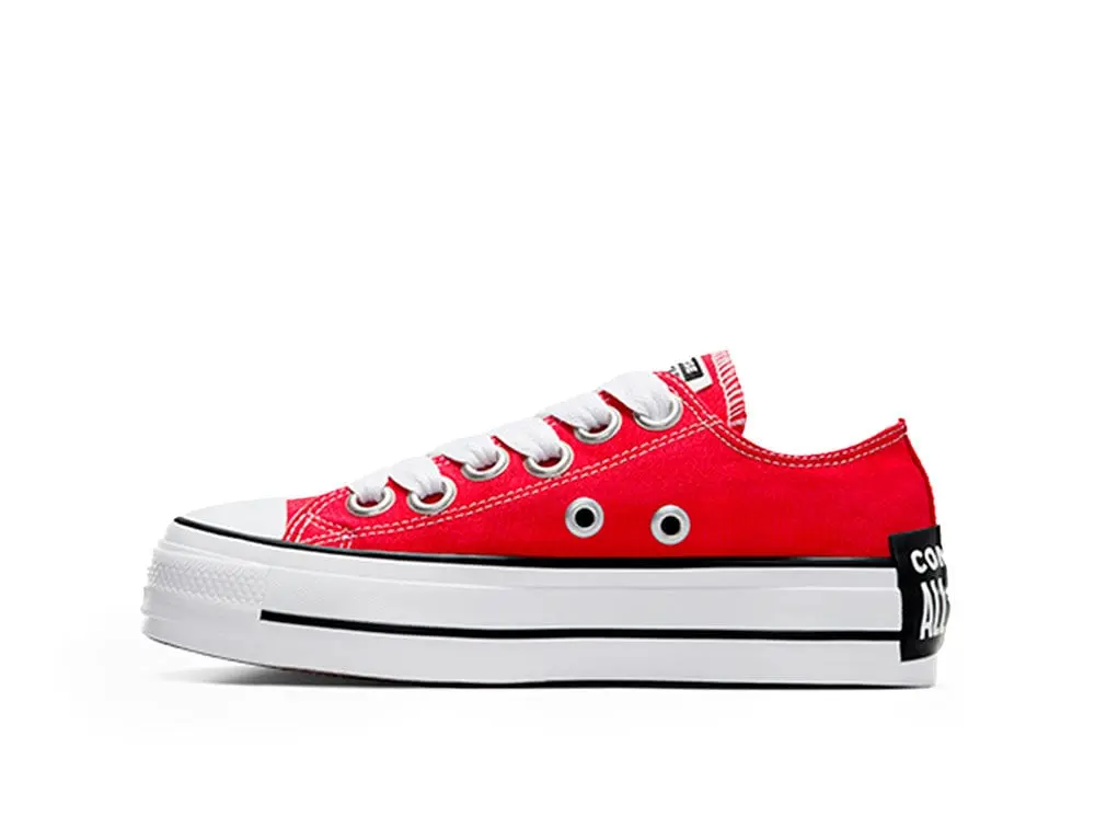 Zapatilla Converse Chuck Taylor Lift Sketch Mujer Rojo - Image 2
