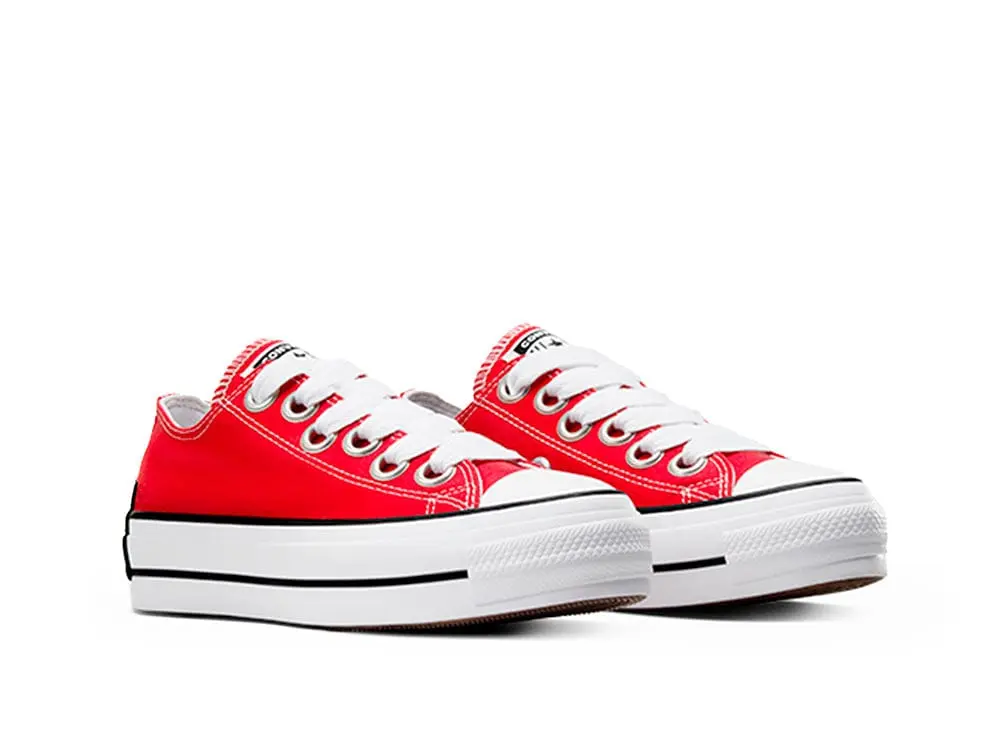 Zapatilla Converse Chuck Taylor Lift Sketch Mujer Rojo - Image 4