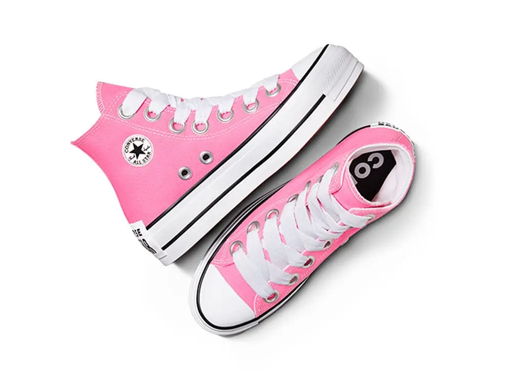 Zapatilla Converse Chuck Taylor Lift Sketch Mujer Rosado - Image 3