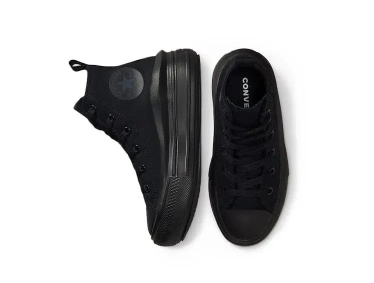 Zapatilla Converse Chuck Taylor Move Plataforma Niños Mono Negro - Image 3