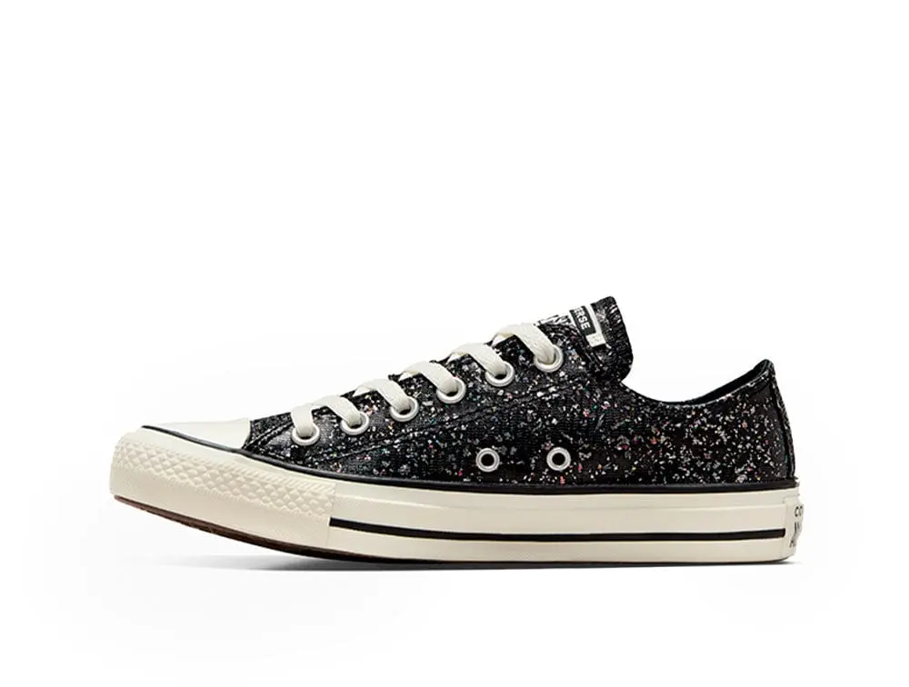 Zapatilla Converse Chuck Taylor Mujer Glitter Shinefetti Negro - Image 3