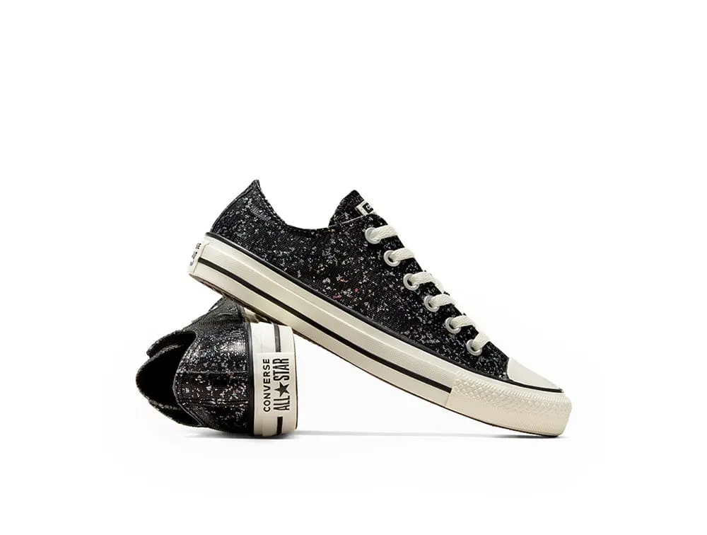 Zapatilla Converse Chuck Taylor Mujer Glitter Shinefetti Negro - Image 4