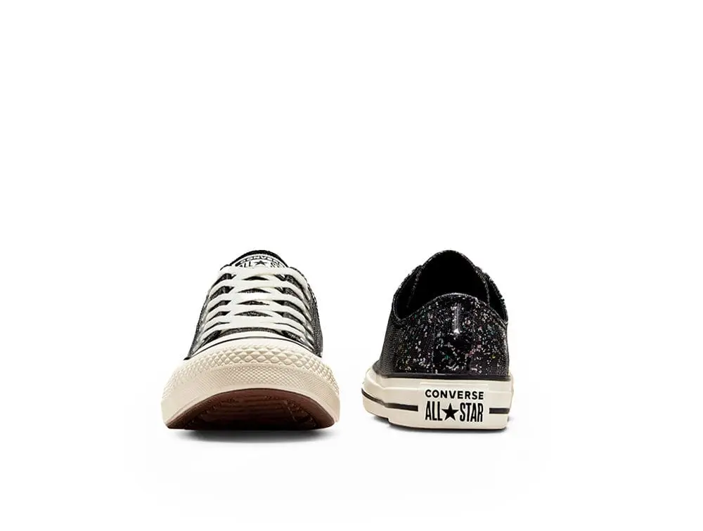 Zapatilla Converse Chuck Taylor Mujer Glitter Shinefetti Negro - Image 7