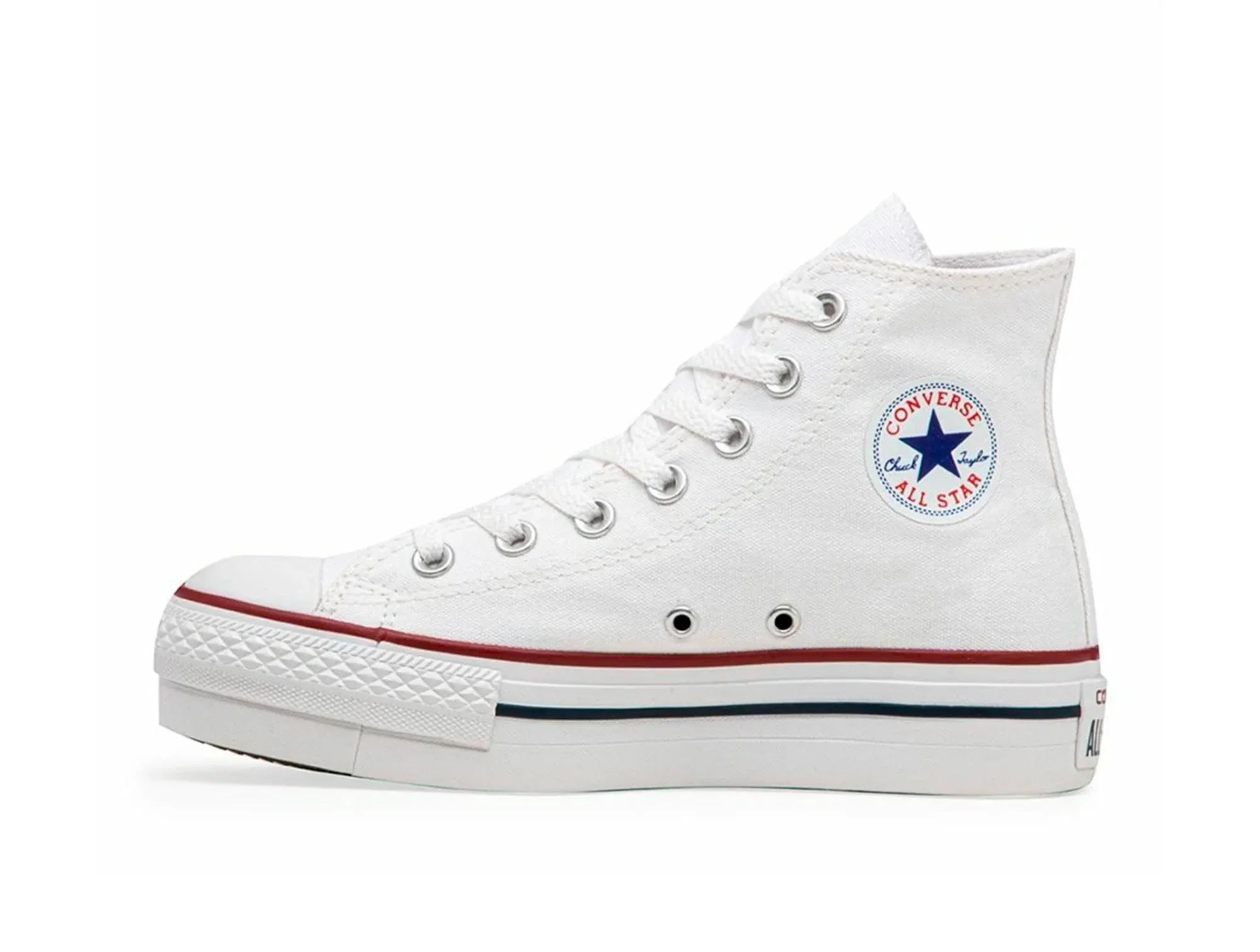 Zapatilla Converse Chuck Taylor Plataforma Hi Mujer Blanco - Image 2