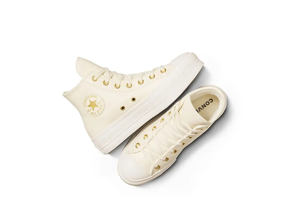 Zapatilla Converse Lift Mono Leather Mujer Blanco - Image 4