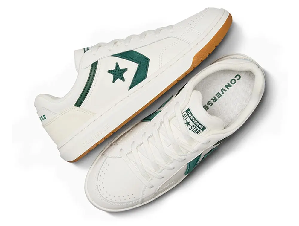 Zapatilla Converse Pro Blaze Classic Hombre Blanco - Verde - Suela Blanco - Gum - Image 4