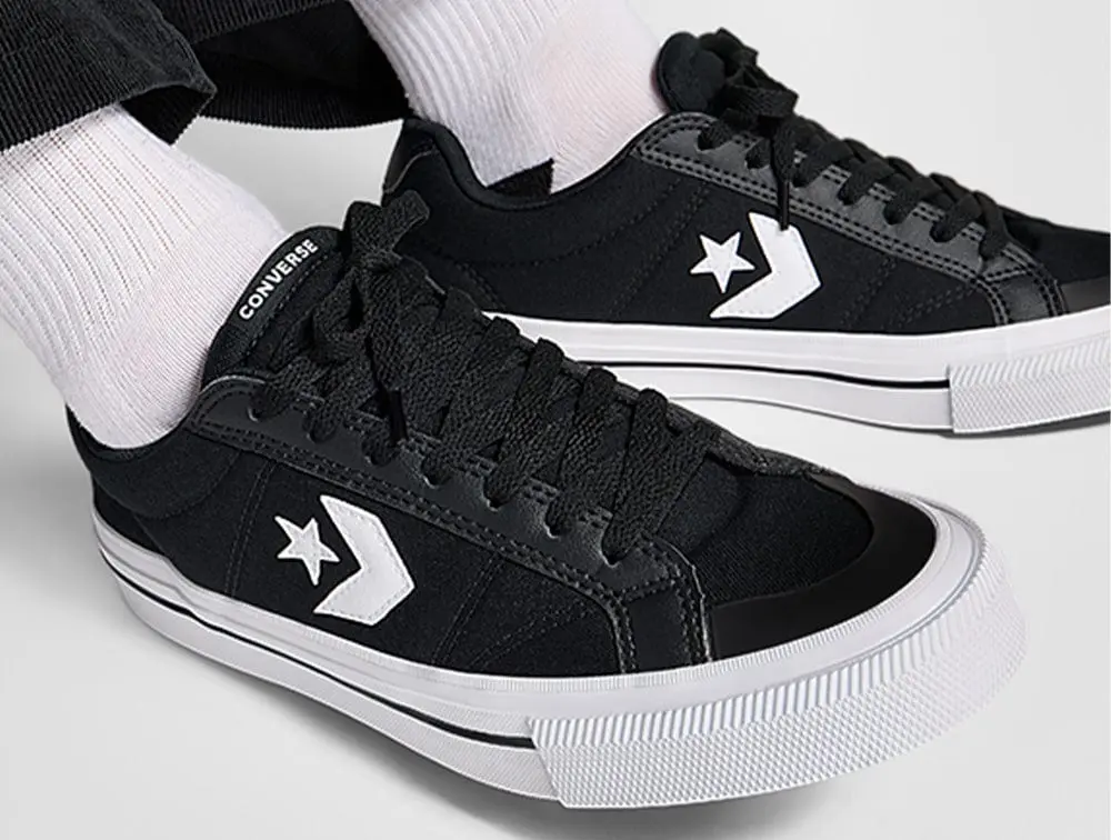 Zapatilla Converse Sport Casual Unisex Negro - Blanco - Image 2