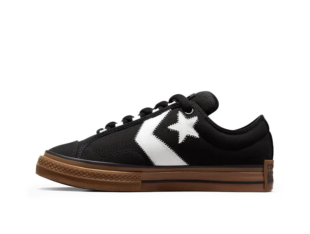 Zapatilla Converse Star Player 76 Puff Unisex Negro - Blanco - Suela Gum - Image 2