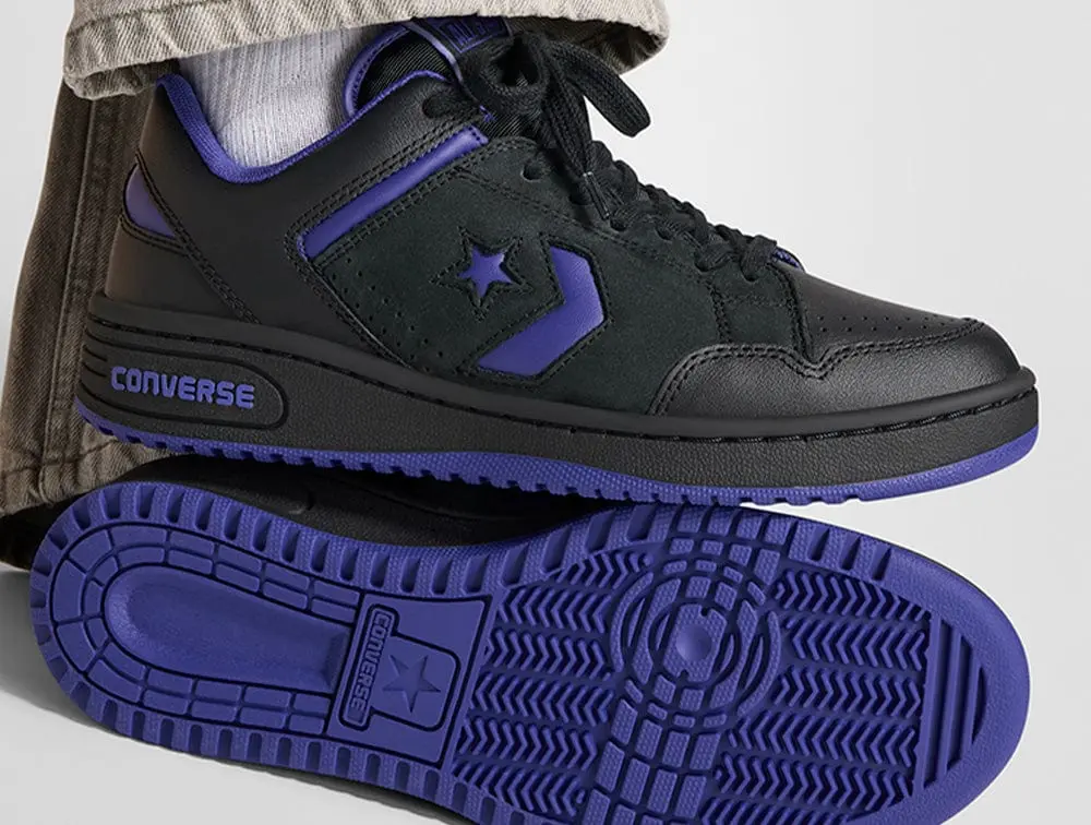 Zapatilla Converse Weapon Hombre Negro - Azul - Image 3