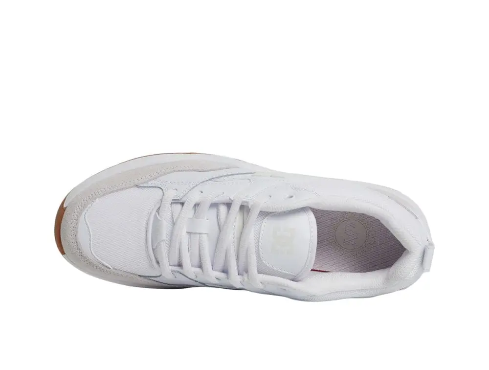 Zapatilla Dc Ascend Lth Hombre Blanco Suela Gum - Image 5