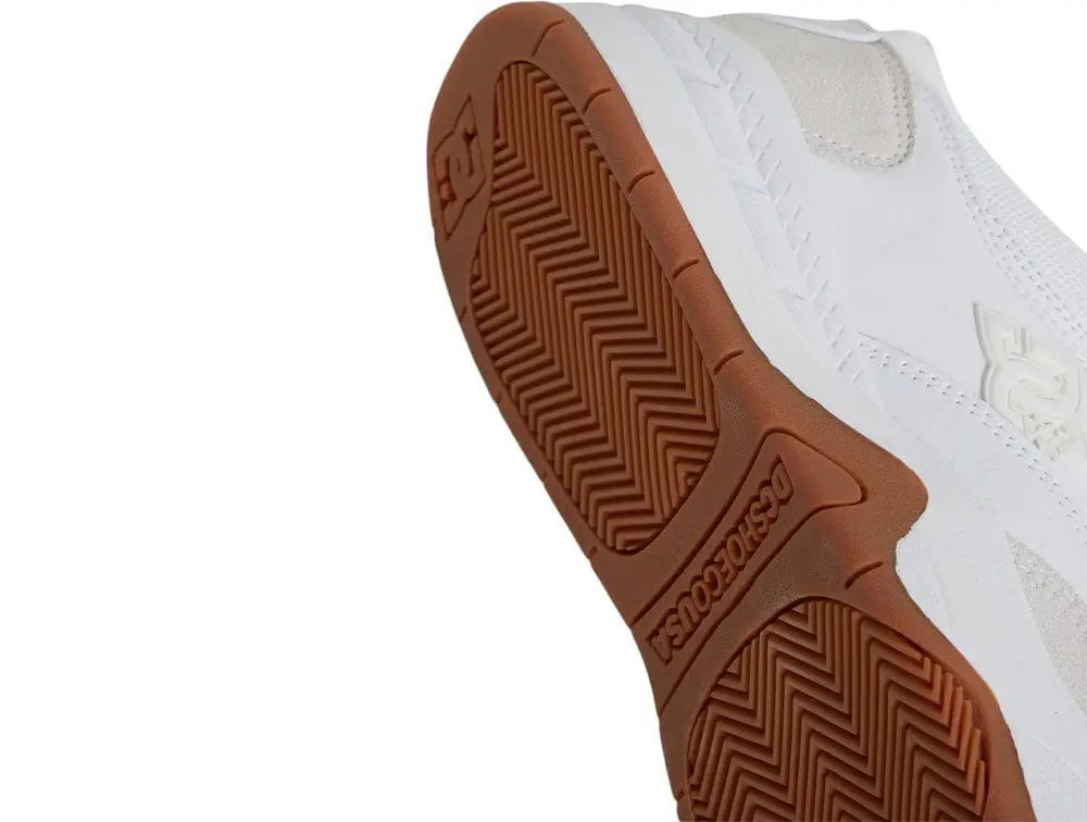 Zapatilla Dc Ascend Lth Hombre Blanco Suela Gum - Image 6