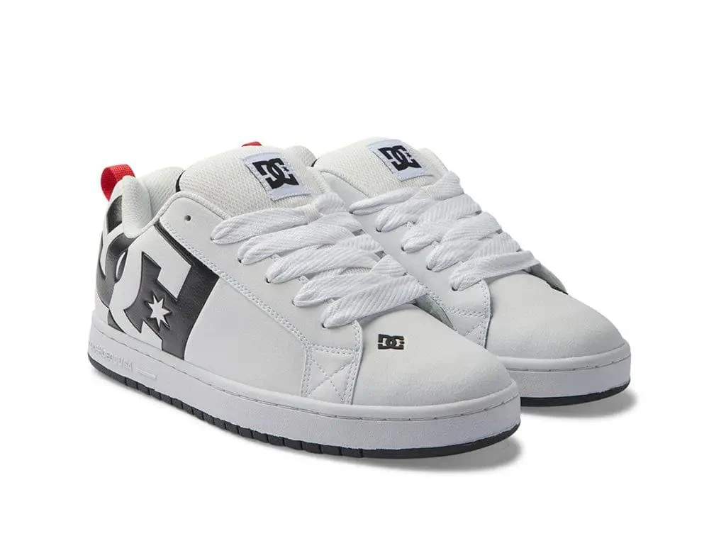 Zapatilla Dc Court Graffik Sq Hombre Blanco - Image 3