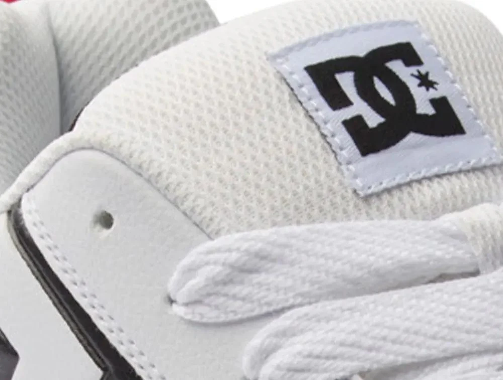 Zapatilla Dc Court Graffik Sq Hombre Blanco - Image 4