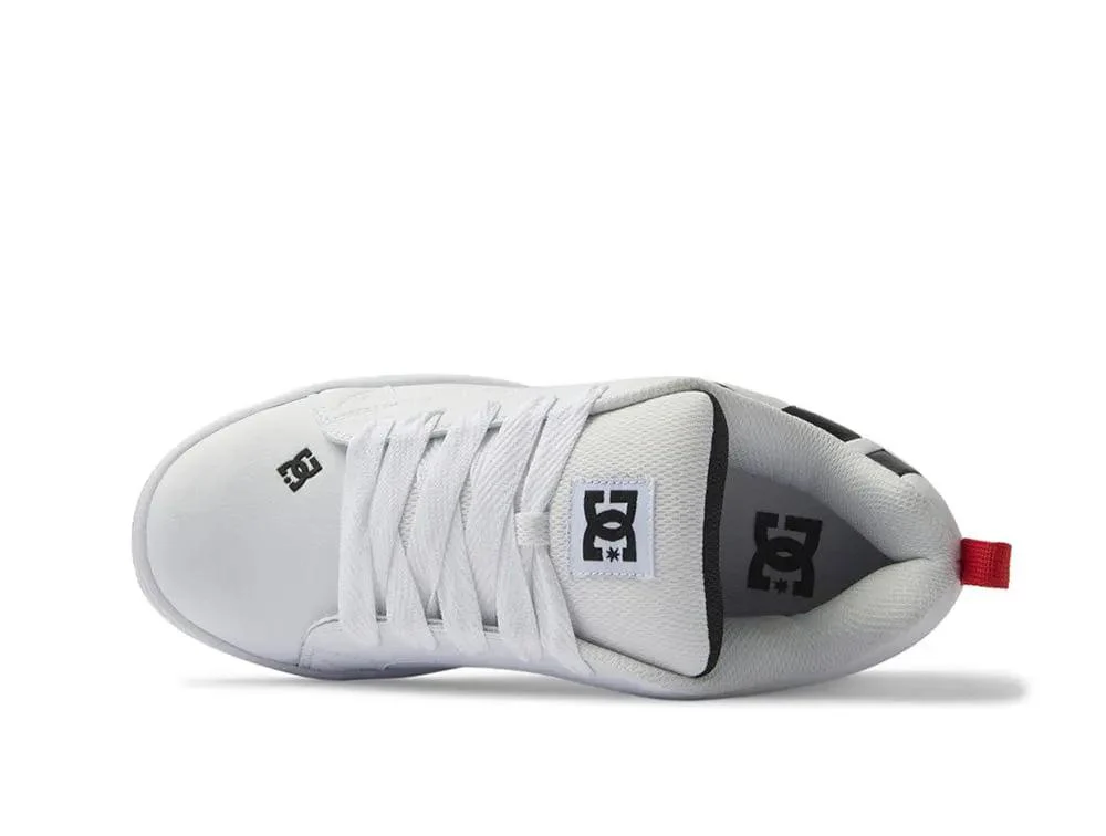 Zapatilla Dc Court Graffik Sq Hombre Blanco - Image 6