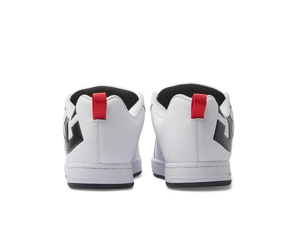 Zapatilla Dc Court Graffik Sq Hombre Blanco - Image 8