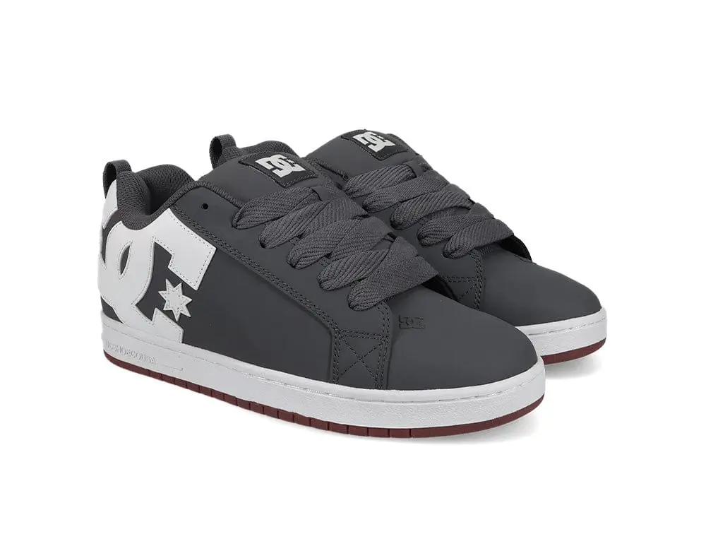Zapatilla Dc Court Graffik Hombre Gris - Image 4