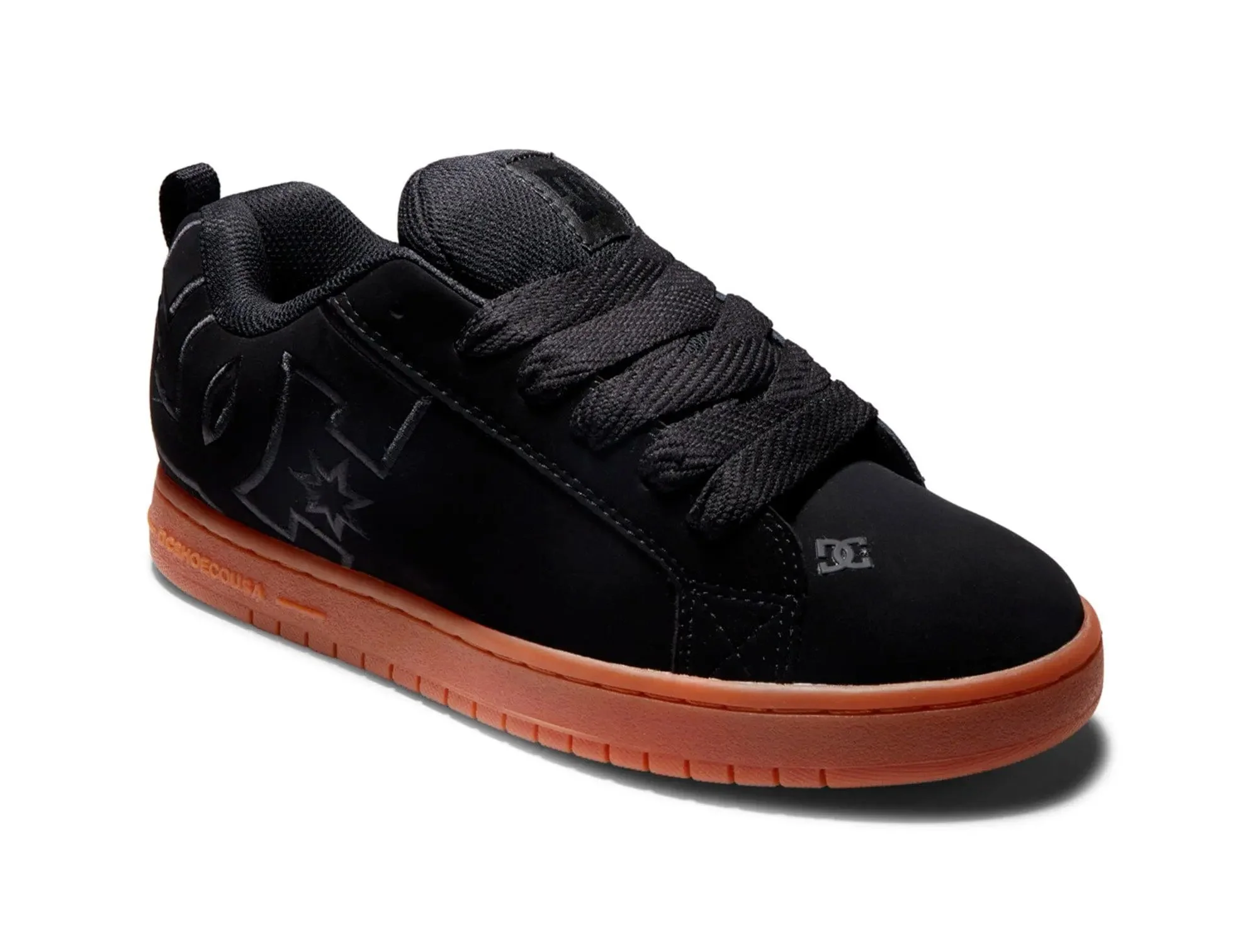Zapatilla Dc Court Graffik Hombre Negro- Suela Gum - Image 3