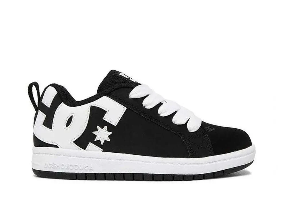 Zapatilla Dc Court Graffik Niños Negro