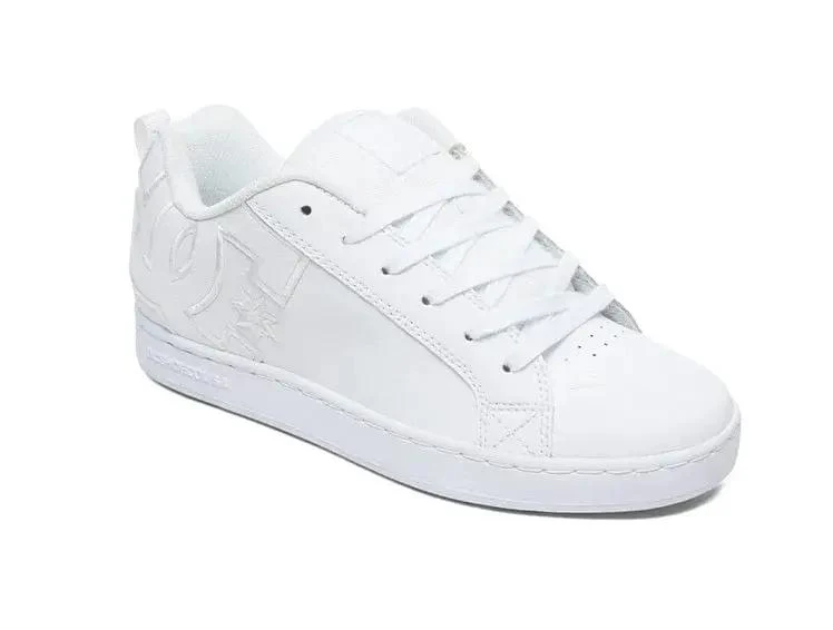 Zapatilla Dc Court Graffik Mujer Mono Blanco - Image 3