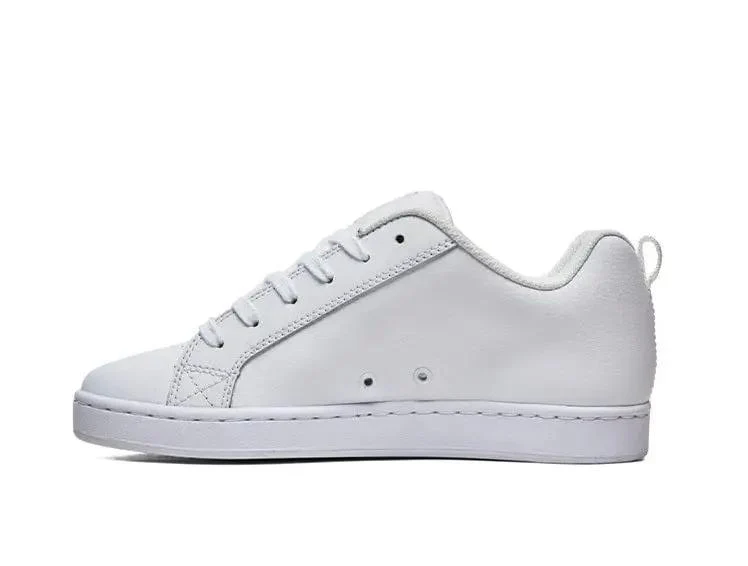 Zapatilla Dc Court Graffik Mujer Mono Blanco - Image 4