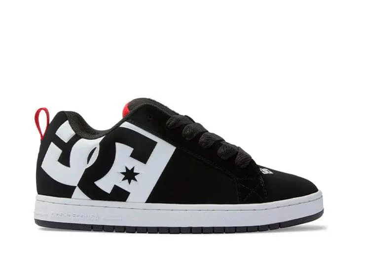 Zapatilla Dc Court Graffik Sq Hombre Negro