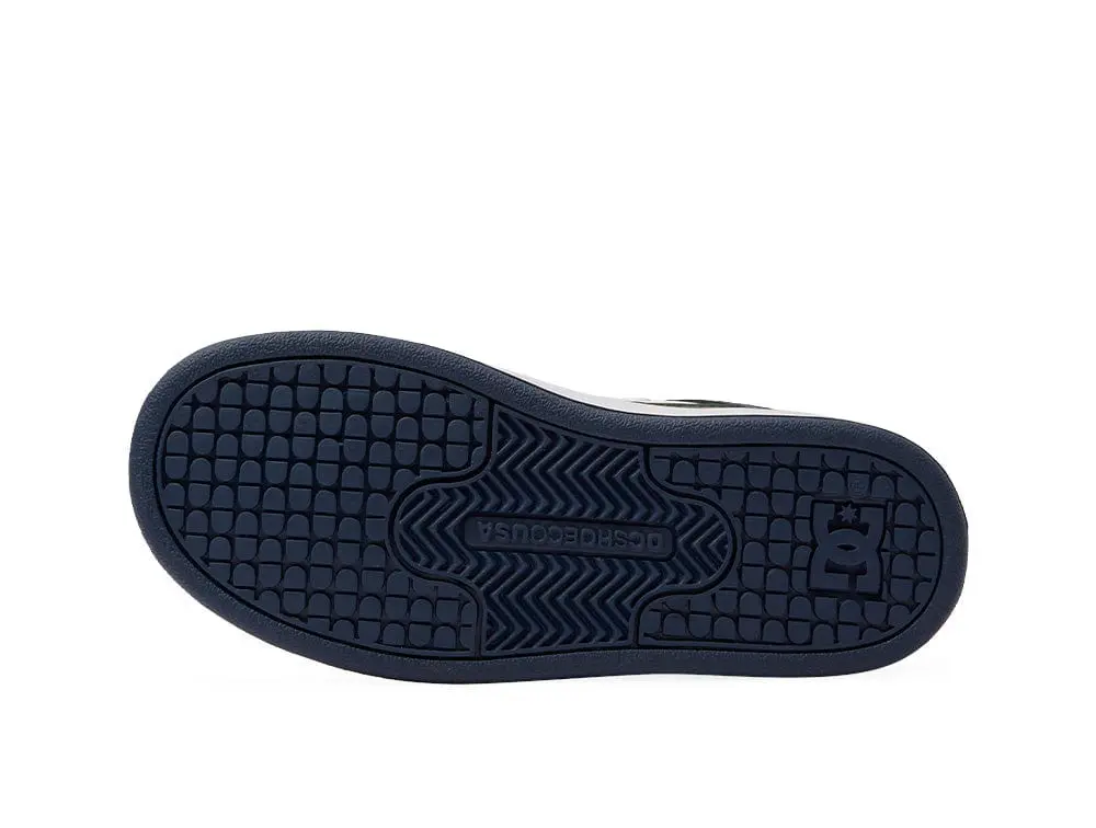 Zapatilla Dc Manteca 4 Hi Niños Blanco-Azul-Verde - Image 6
