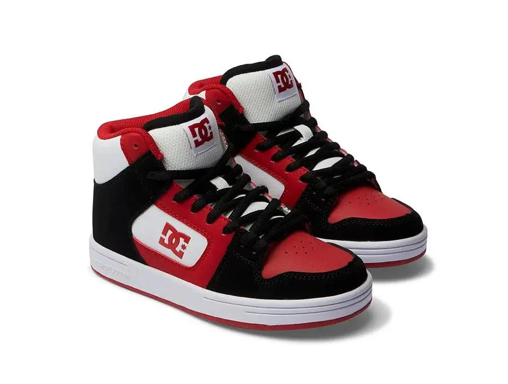 Zapatilla Dc Manteca 4 Hi Niños Rojo - Image 4
