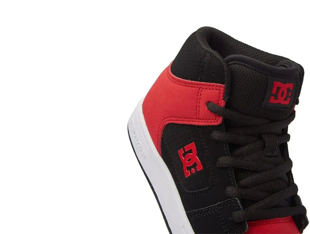 Zapatilla Dc Manteca 4 HI Niños Rojo Negro Blanco - Image 2