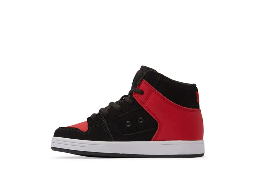 Zapatilla Dc Manteca 4 HI Niños Rojo Negro Blanco - Image 3