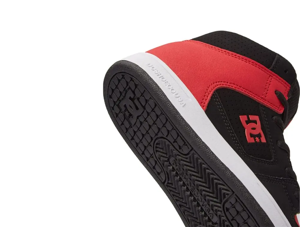 Zapatilla Dc Manteca 4 HI Niños Rojo Negro Blanco - Image 5