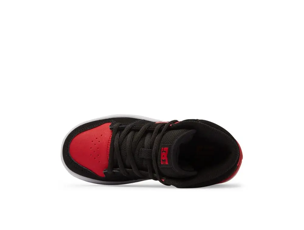 Zapatilla Dc Manteca 4 HI Niños Rojo Negro Blanco - Image 7