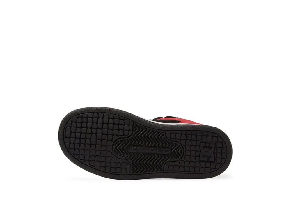 Zapatilla Dc Manteca 4 HI Niños Rojo Negro Blanco - Image 8