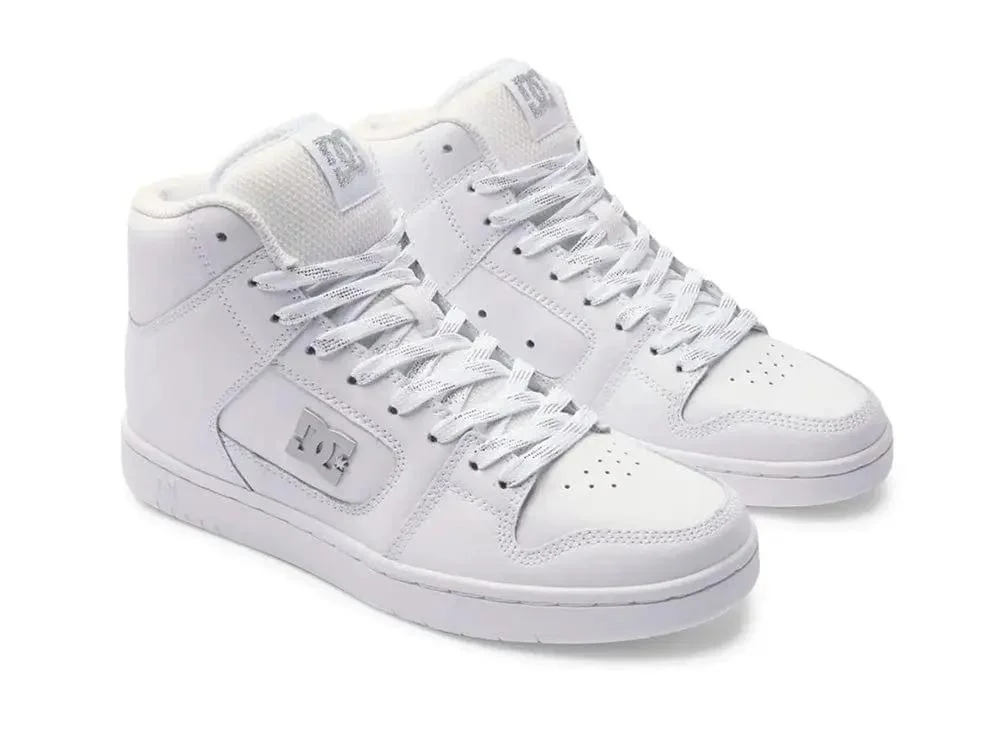 Zapatilla Dc Manteca 4 Hi Cuero Mujer Blanco - Image 2