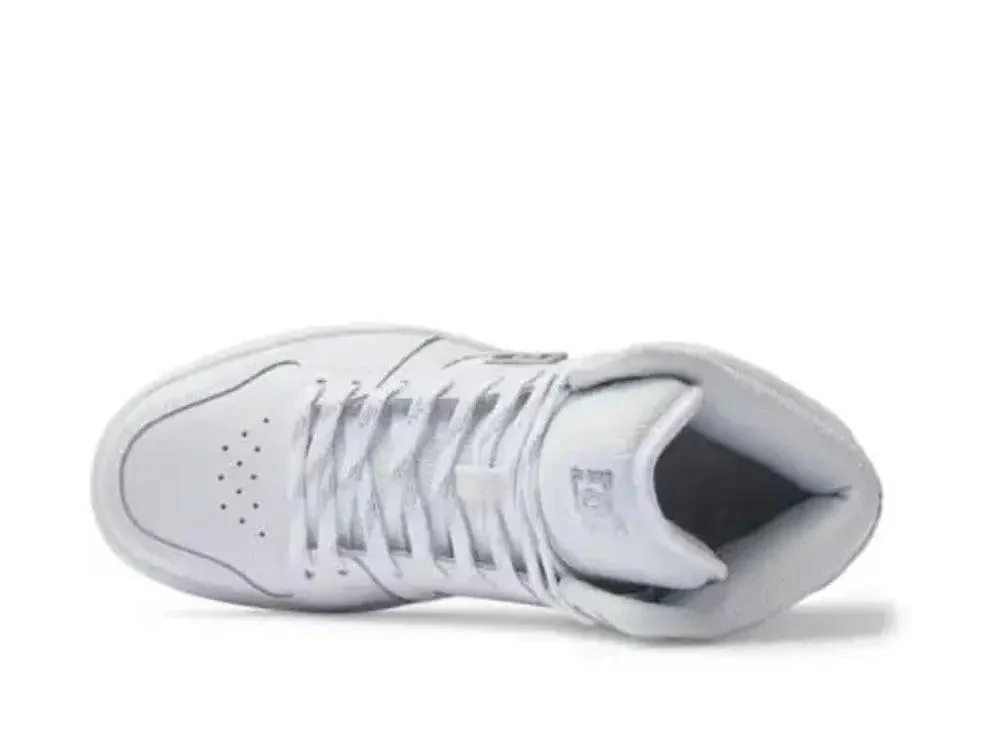 Zapatilla Dc Manteca 4 Hi Cuero Mujer Blanco - Image 3
