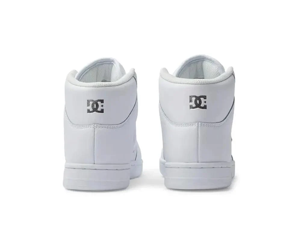 Zapatilla Dc Manteca 4 Hi Cuero Mujer Blanco - Image 4
