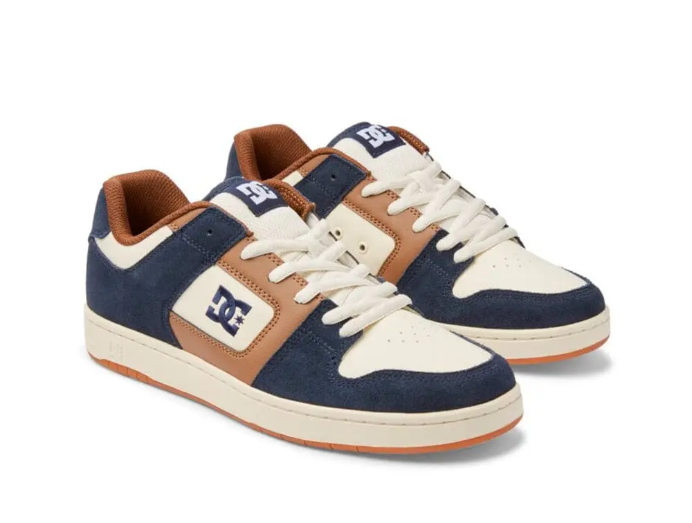 Zapatilla Dc Manteca 4 Hombre Beige- Cafe-Azul - Image 2
