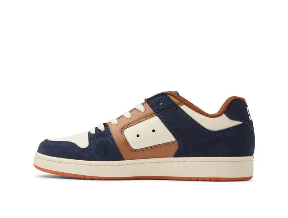 Zapatilla Dc Manteca 4 Hombre Beige- Cafe-Azul - Image 3