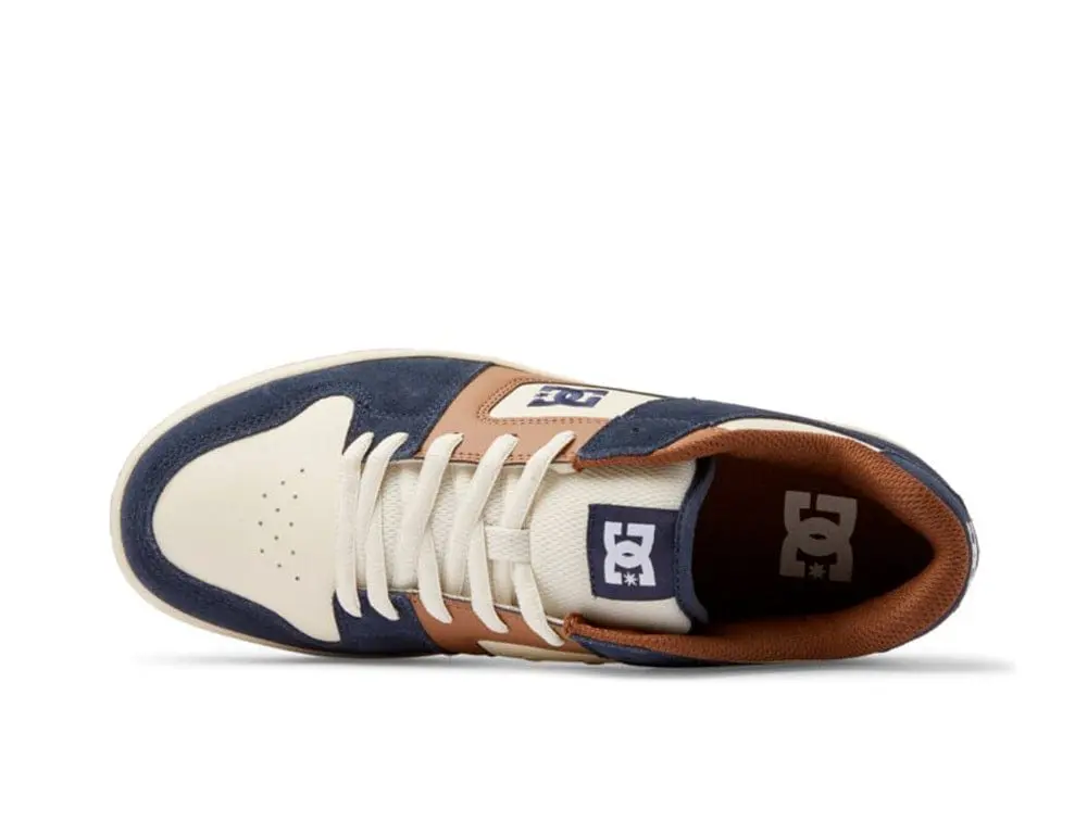 Zapatilla Dc Manteca 4 Hombre Beige- Cafe-Azul - Image 4