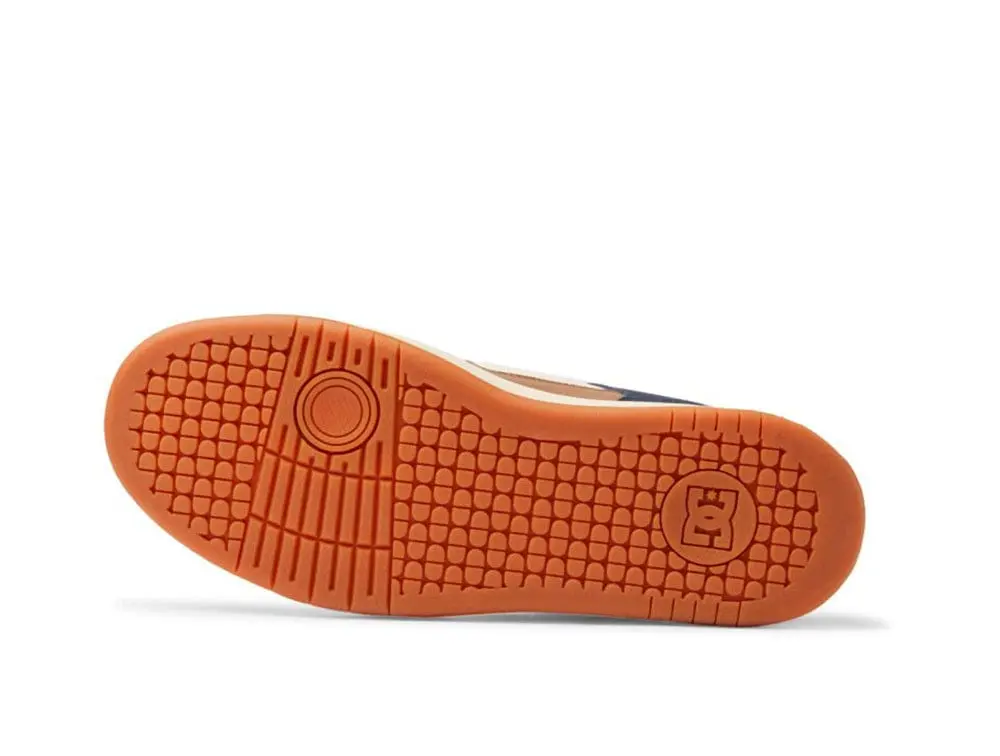 Zapatilla Dc Manteca 4 Hombre Beige- Cafe-Azul - Image 6