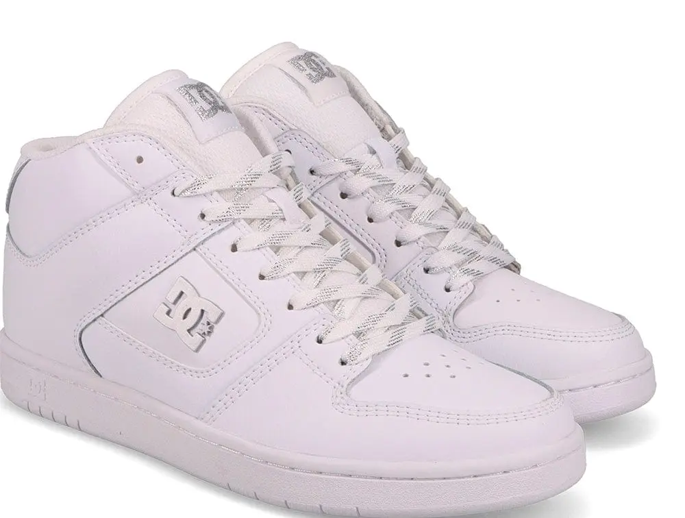 Zapatilla Dc Manteca 4 Mid Mujer Blanco - Image 6