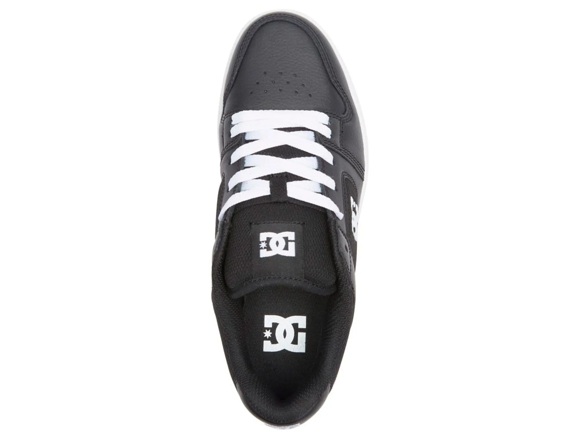 Zapatilla Dc Manteca 4 Plataforma Cuero Mujer Negro - Image 4