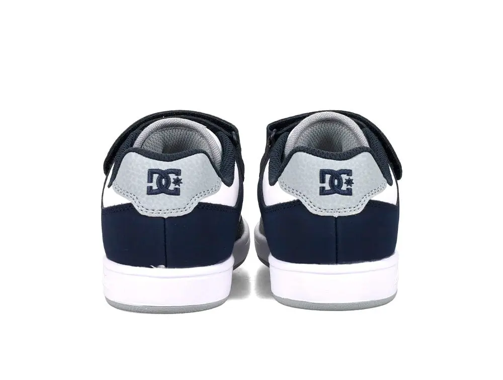 Zapatilla Dc Manteca 4 V Niños Gris Azul - Image 6