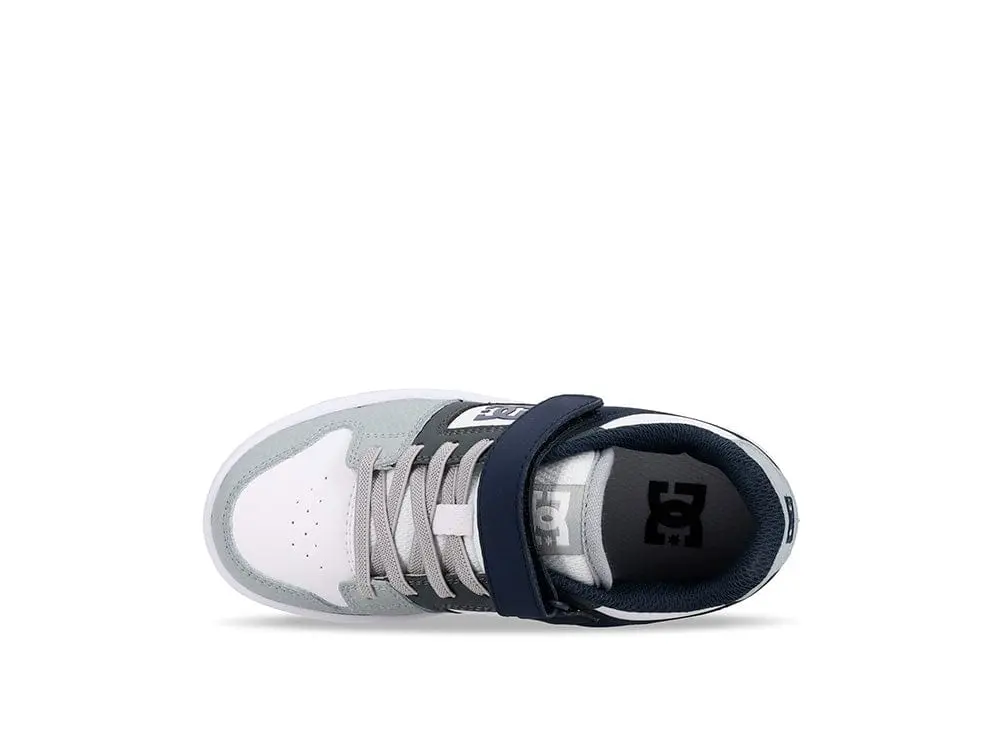 Zapatilla Dc Manteca 4 V Niños Gris Azul - Image 7