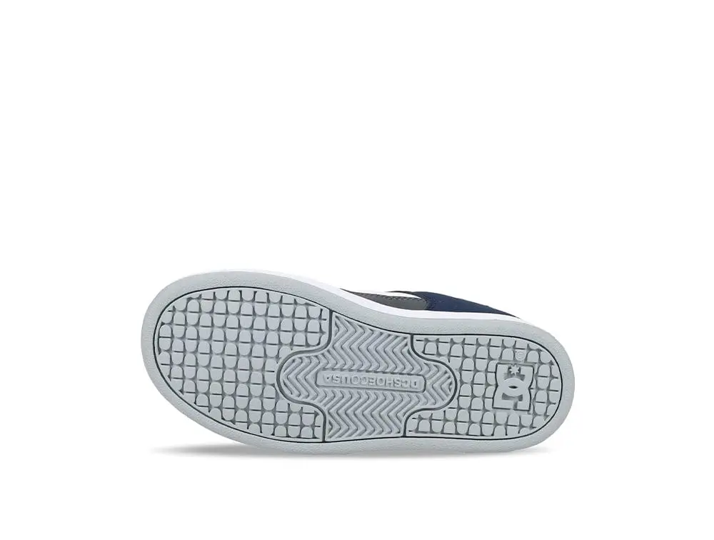 Zapatilla Dc Manteca 4 V Niños Gris Azul - Image 8