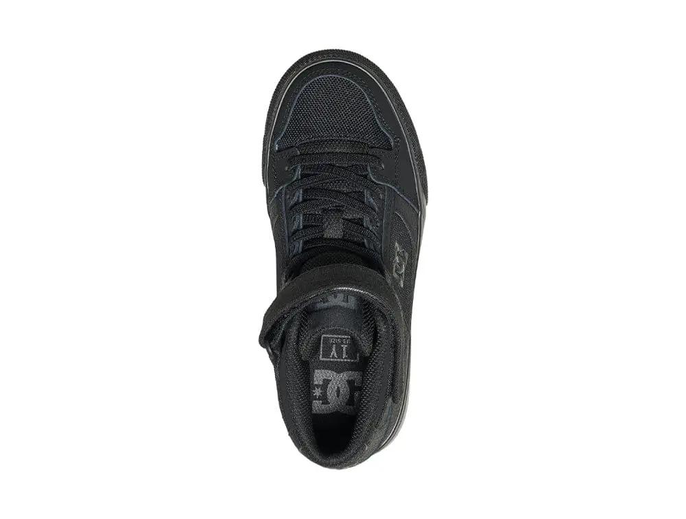 Zapatilla Dc Pure High-Top Niños Mono Negro - Image 4