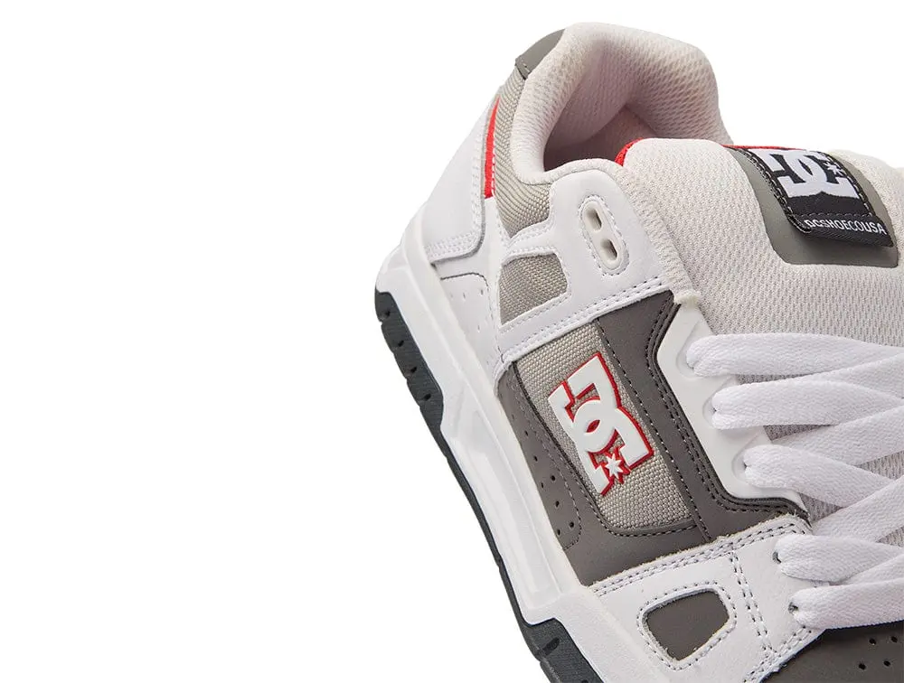 Zapatilla Dc Stag Hombre Blanco - Gris - Image 2
