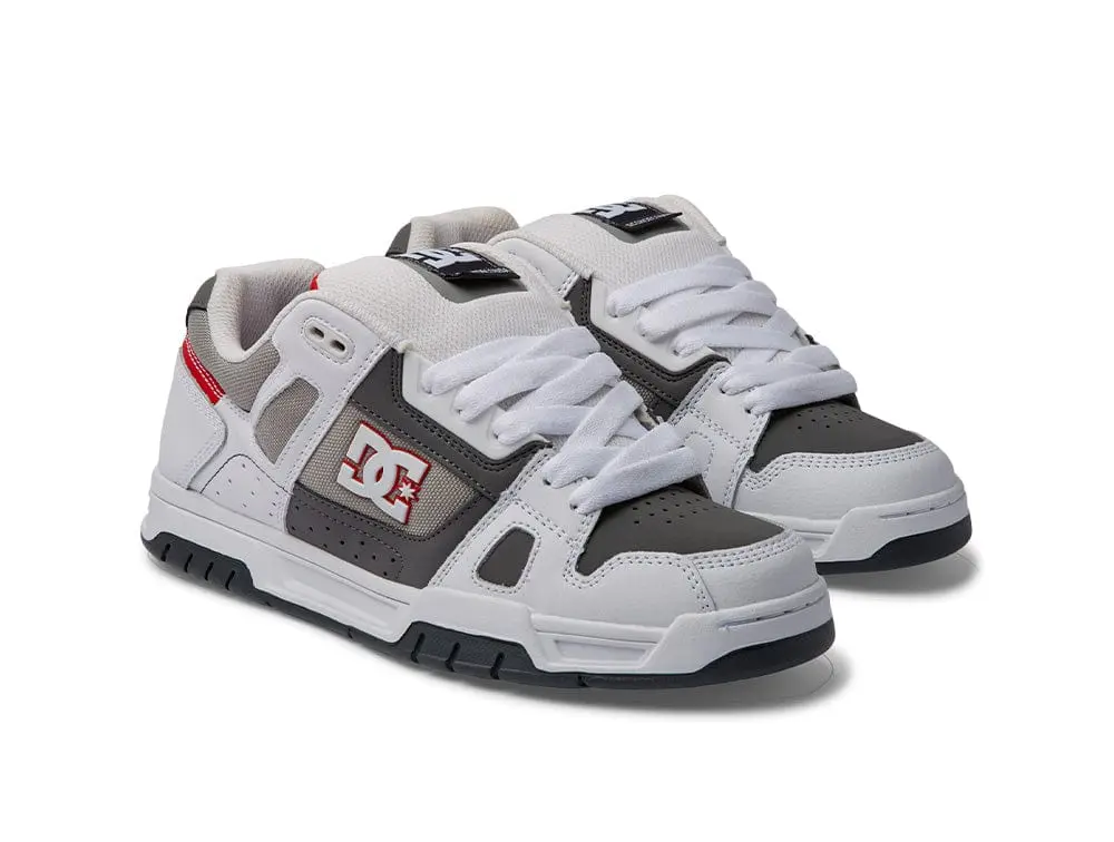 Zapatilla Dc Stag Hombre Blanco - Gris - Image 3